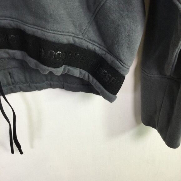 Under Armour Women Project Rock Pullover Loose Tie Bottom Sweatshirt Gray Size L - Picture 8 of 15